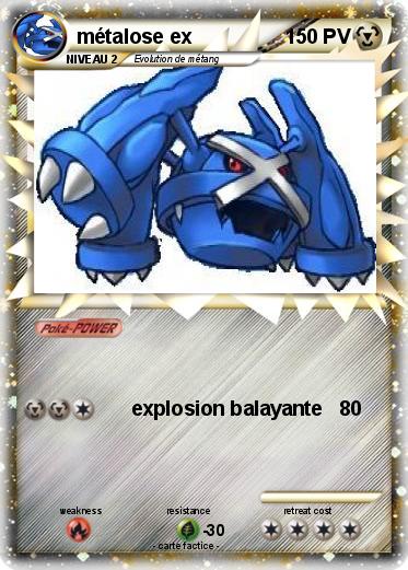 Pokemon métalose ex