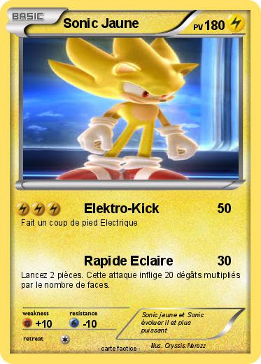 Pokemon Sonic Jaune