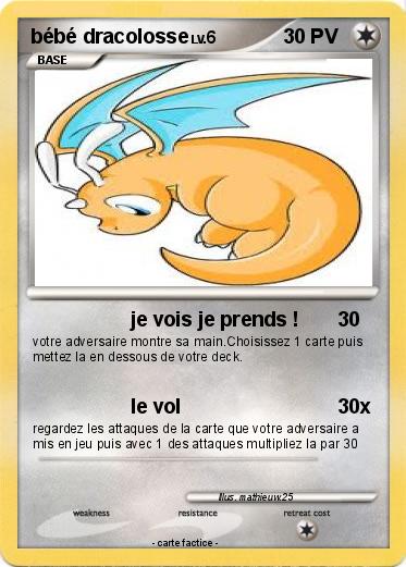 Pokemon bébé dracolosse