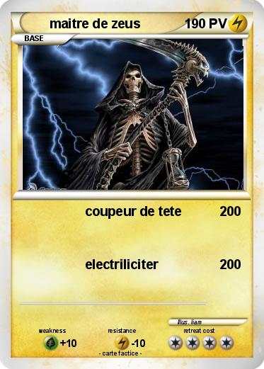 Pokemon maitre de zeus