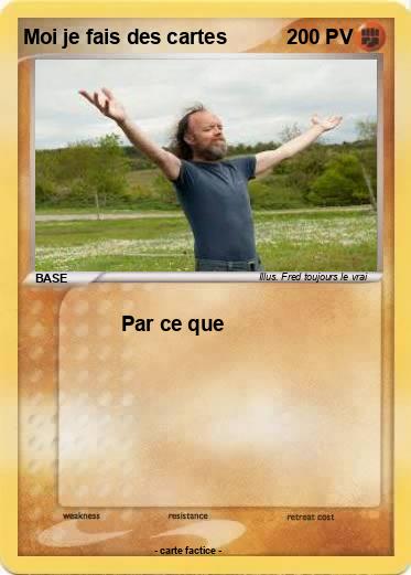 Pokemon Moi je fais des cartes