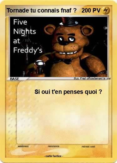 Pokemon Tornade tu connais fnaf ?