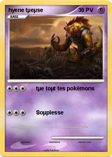Pokemon hyene tµeµse