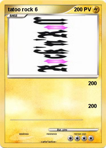 Pokemon tatoo rock 6