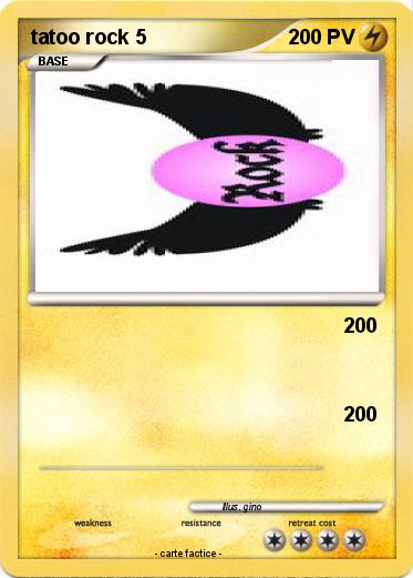 Pokemon tatoo rock 5