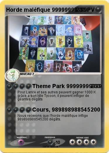 Pokemon Horde maléfique 99999999999