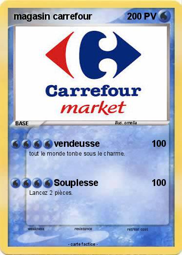 Pokemon magasin carrefour
