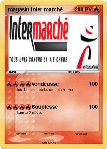 Pokemon magasin inter marché