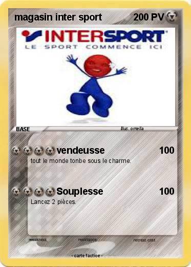 Pokemon magasin inter sport