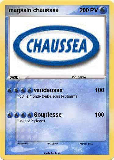 Pokemon magasin chaussea