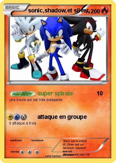 Pokemon sonic,shadow,et silver