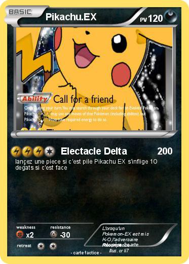 Pokemon Pikachu.EX