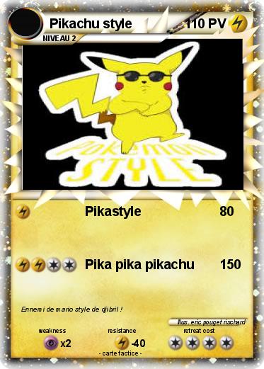 Pokemon Pikachu style