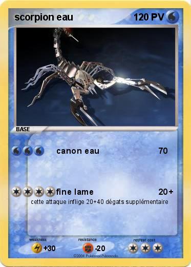Pokemon scorpion eau