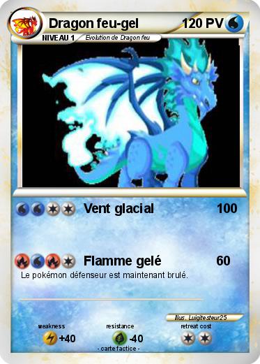 Pokemon Dragon feu-gel