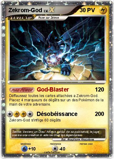 Pokemon Zekrom-God