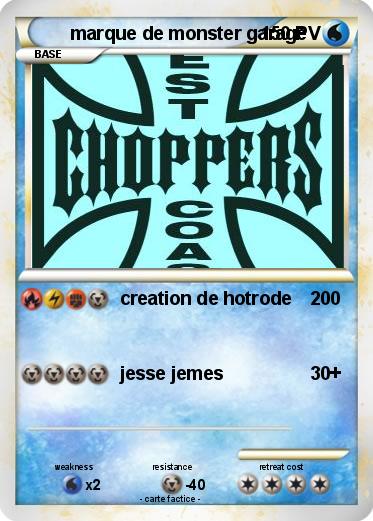 Pokemon marque de monster garage