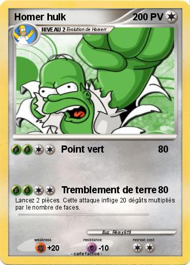 Pokemon Homer hulk