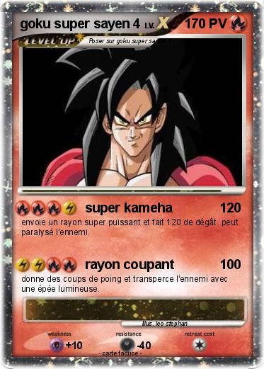 Pokemon goku super sayen 4