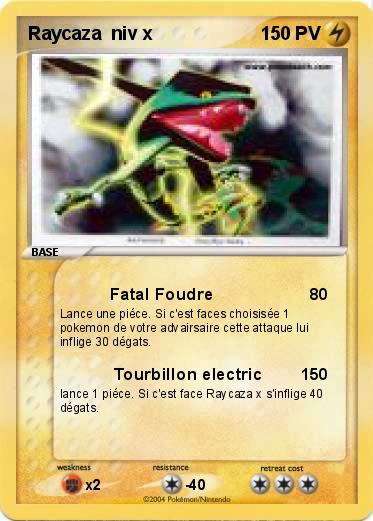 Pokemon Raycaza  niv x