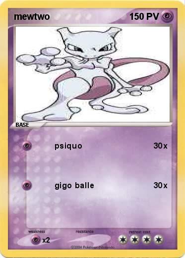 Pokemon mewtwo