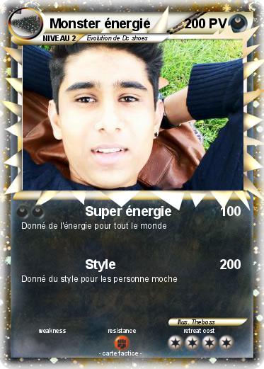 Pokemon Monster énergie