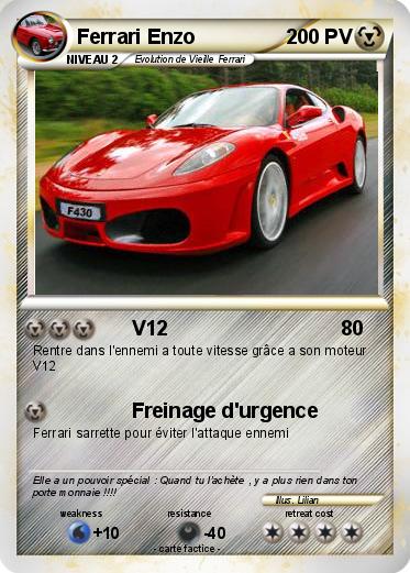 Pokemon Ferrari Enzo