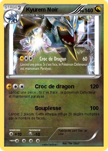 Pokemon Kyurem Noir