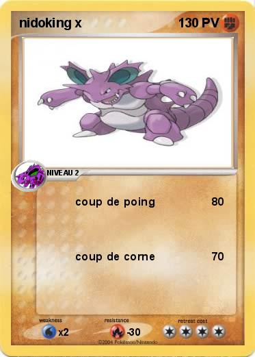 Pokemon nidoking x
