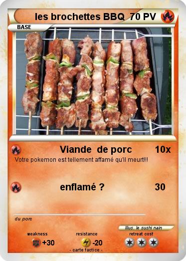 Pokemon les brochettes BBQ