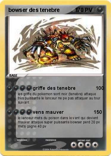 Pokemon bowser des tenebre          1 
