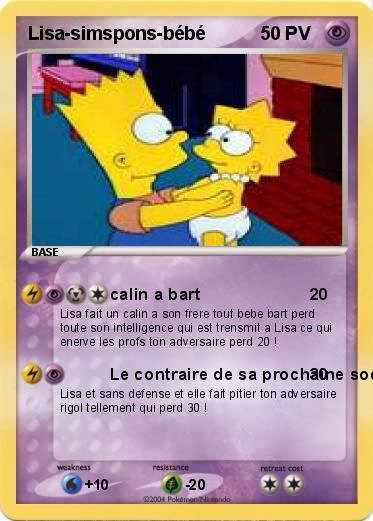 Pokemon Lisa-simspons-bébé