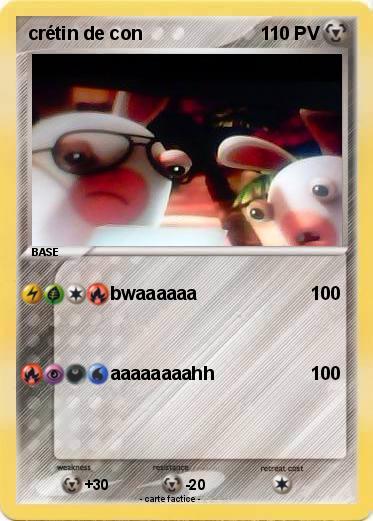 Pokemon crétin de con