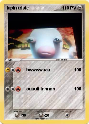 Pokemon lapin triste