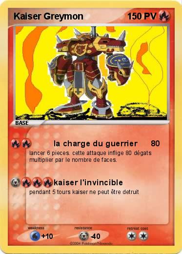 Pokemon Kaiser Greymon