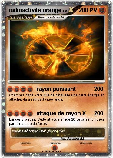 Pokemon radioactivité orange