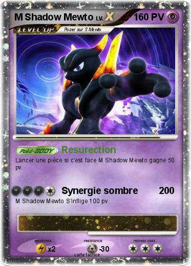 Pokemon M Shadow Mewto