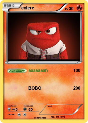Pokemon colere