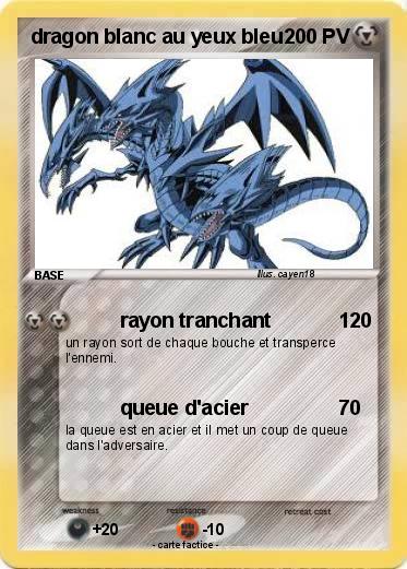 Pokemon dragon blanc au yeux bleu