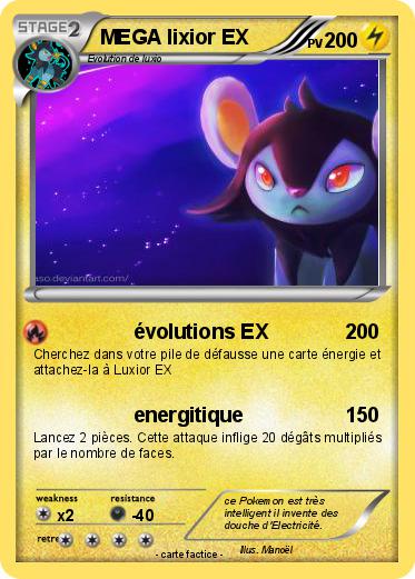 Pokemon MEGA lixior EX