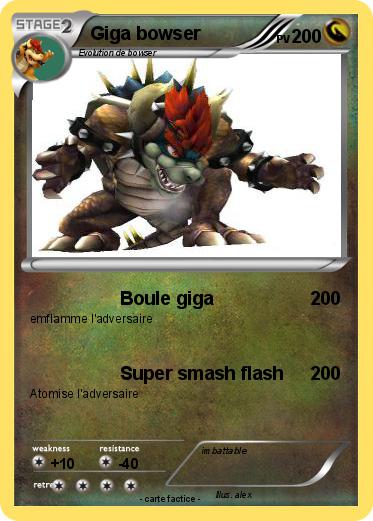 Pokemon Giga bowser