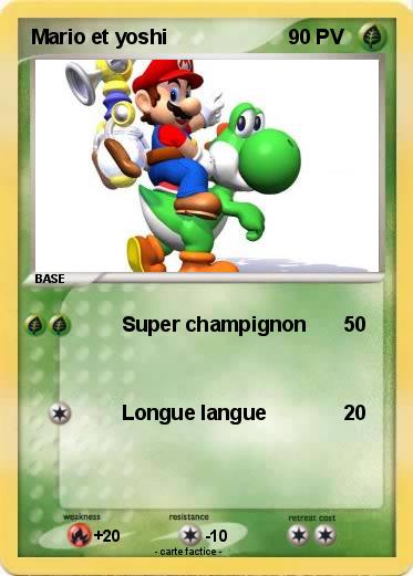 Pokemon Mario et yoshi