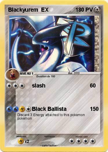 Pokemon Blackyurem  EX