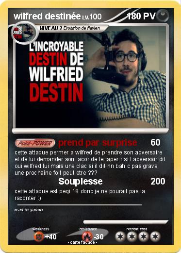 Pokemon wilfred destinée