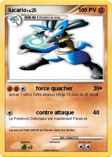 Pokemon lucario