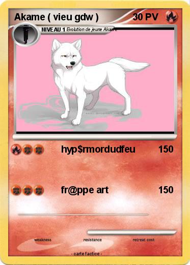 Pokemon Akame ( vieu gdw )