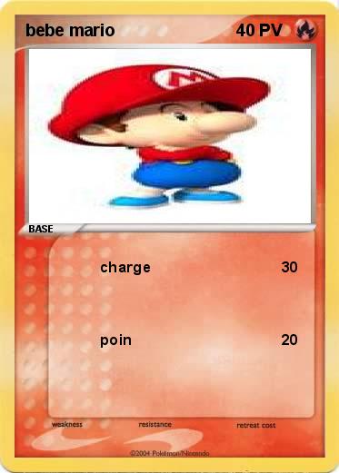 Pokemon bebe mario
