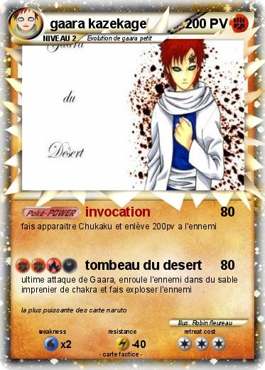 Pokemon gaara kazekage