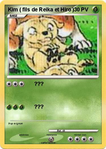 Pokemon Kim ( fils de Reika et Hiro )