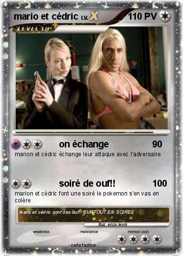 Pokemon mario et cédric